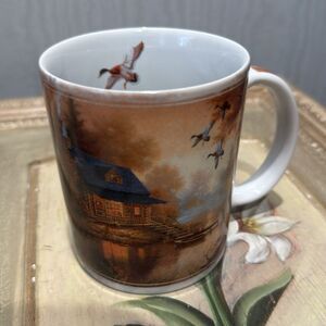 Cape Shore Judy Gibson Lake Cabin Ducks in Flight Mug